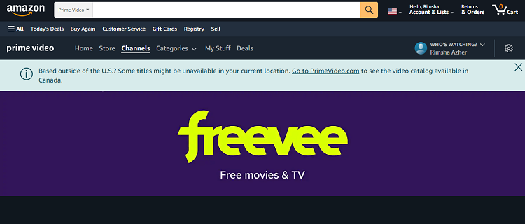 Amazon-freevee-error