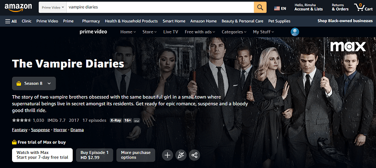 watch-the-vampire-diaries-in-canada-on-amazon prime