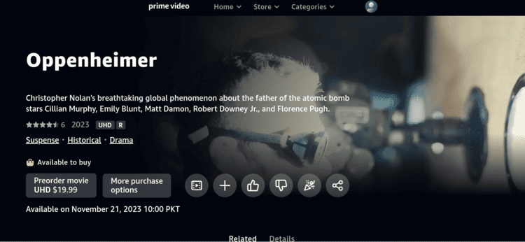 Watch-Oppenheimer-in-Canada-Amazon-Prime