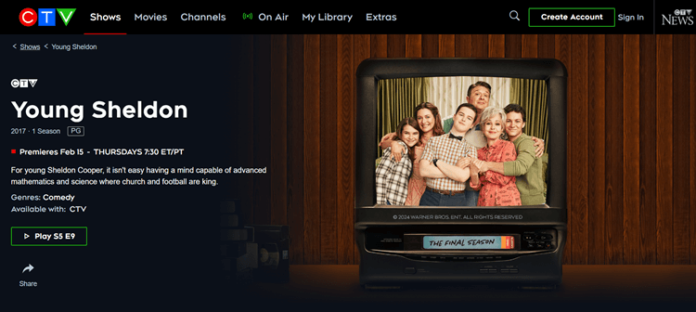 How to Watch Young Sheldon in Canada For Free [All Seasons]