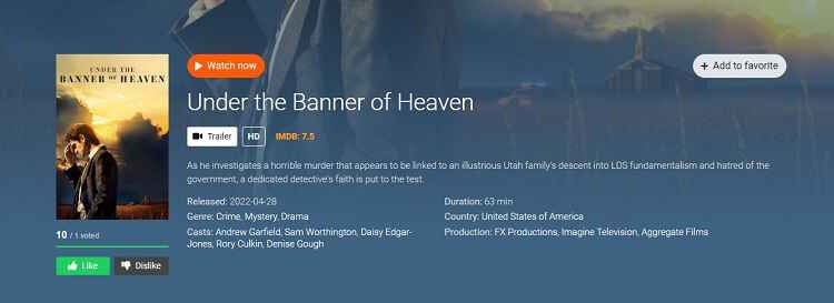 Watch-Under-The-Banner-of-Heaven-in-Canada-Cataz.to