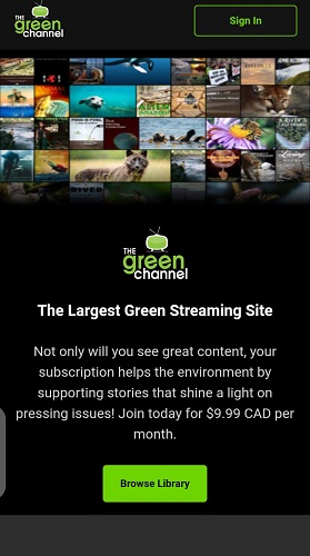 Watch-The-Green-Channel-Outside-Canada-on-Mobile-3