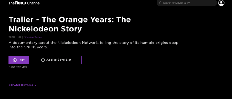 Watch-The-Orange-Years-The-Nickelodeon-Story-in-Canada-the-Roku-Channel
