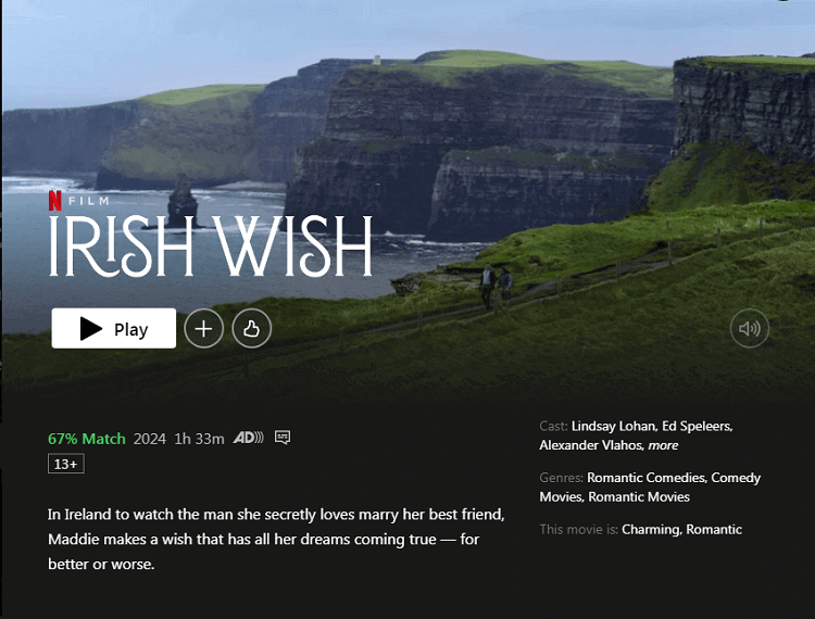 watch-irish-wish-in-canada-netflix
