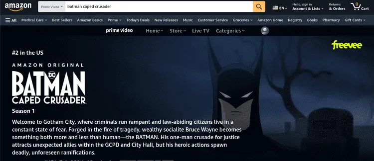 watch-Batman-Caped-Crusader-in-Canada-Amazon-Freevee