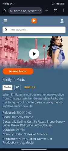 watch-Emily-in-Paris-in-Canada-on-mobile-7