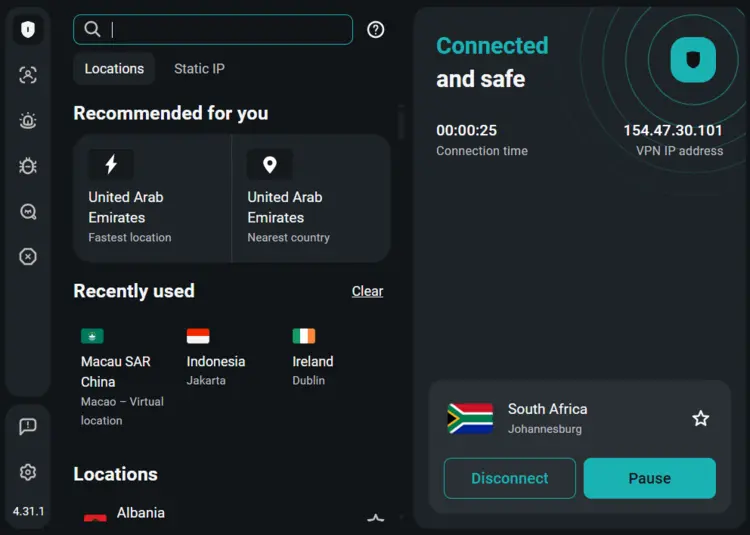 surfshark-vpn-canada-southafrica