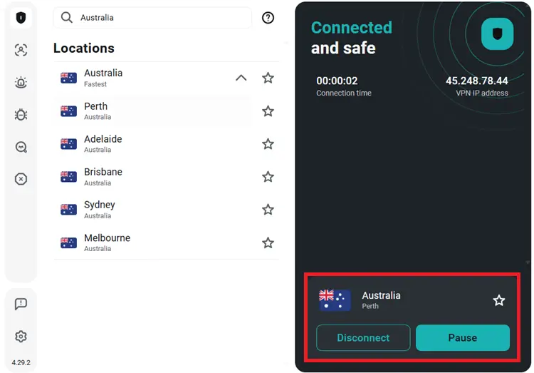 Surfshark-VPN-Australia-Server