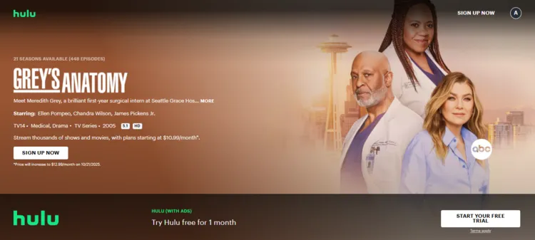 watch-grey's-anatomy-in-canada-hulu