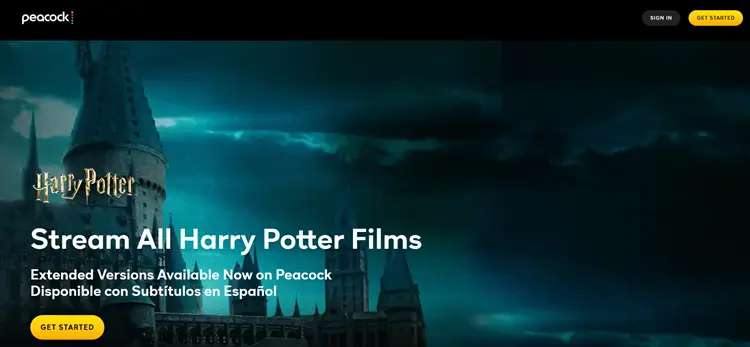 Watch-Harry-potter-movies-in-Canada-Peacock-tv
