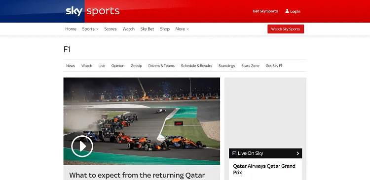 watch-F1-on-sky-sports-in-Canada