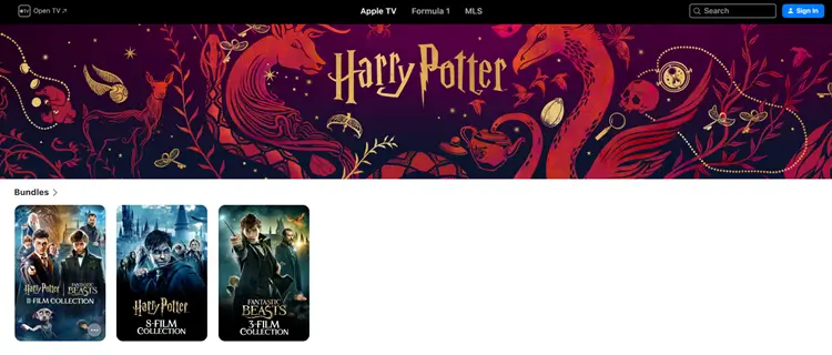 watch-harry-potter-movies-in-Canada-Apple-TV