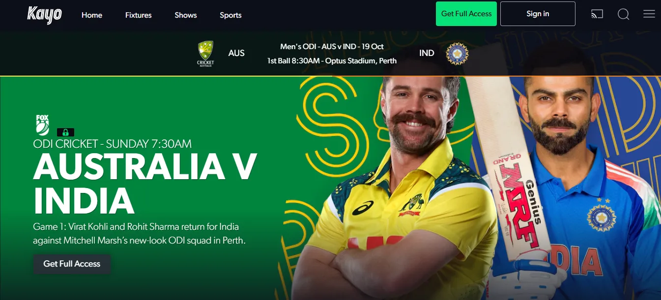 watch-ind-vs-aus-in-canada-kayo-sports